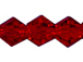 Dark Red 3mm Bicone Bead - Thunder Polish Glass Crystal
