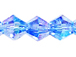 Lt. Sapphire AB 3mm Bicone Bead - Thunder Polish Glass Crystal