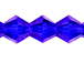 Sapphire 3mm Bicone Bead - Thunder Polish Glass Crystal