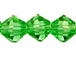 Irish Green  3mm Bicone Bead - Thunder Polish Glass Crystal