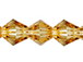 Citrine  3mm Bicone Bead - Thunder Polish Glass Crystal