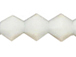 White Jade 3mm Bicone Bead - Thunder Polish Glass Crystal