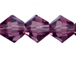 Amethyst 4mm Bicone Bead - Thunder Polish Glass Crystal