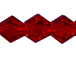 Dark Red 4mm Bicone Bead - Thunder Polish Glass Crystal