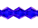  Sapphire 4mm Bicone Bead - Thunder Polish Glass Crystal