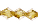 Sparkling Champagne  4mm Bicone Bead - Thunder Polish Glass Crystal