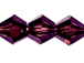 Garnet 4mm Bicone Bead - Thunder Polish Glass Crystal