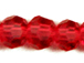 Red 4mm Round Bead - Thunder Polish Glass Crystal