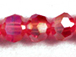 Red AB 4mm Round Bead - Thunder Polish Glass Crystal