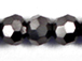 Hematite 4mm Round Bead - Thunder Polish Glass Crystal