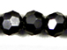 Gun Metal 4mm Round Bead - Thunder Polish Glass Crystal