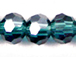 Teal 4mm Round Bead - Thunder Polish Glass Crystal