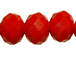 Ruby Jade 2x3mm Roundel Bead - Thunder Polish Glass Crystal