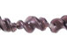 Fancy 27mm Lampwork Twist Bead - Purple