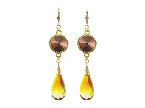 Gold Rivoli Drops