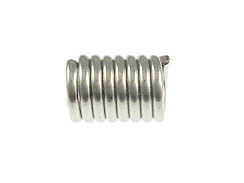 1000 - Stopper Spring for 3mm Cord  Nickel Plated