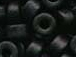 Black - 6x4mm Greek Ceramic Beads 