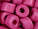 Bright Pink - 6x4mm Greek Ceramic Beads