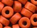 Orange - 6x4mm Greek Ceramic Beads