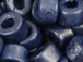 Navy Blue - 6x4mm Greek Ceramic Beads
