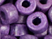Purple (new) - 6x4mm Greek Ceramic Beads