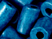 Medium Blue - 10x6mm Greek Ceramic Tubes