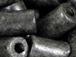 Graphite- 10x6mm Greek Ceramic Tube