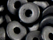 Black - 8x2.5mm Greek Ceramic Washer