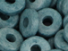 Faded Denim - 8x2.5mm Greek Ceramic Washer