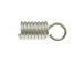1000 - End-Spring with Loop for 3mm Cord  Nickel Plated
