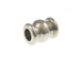 1000 - 6.5x5mm Double Hourglass Bead  Nickel Plated
