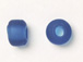 6mm Royal Blue (Translucent) Matt/Frosted Crow  Beads