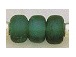 9mm Teal (Translucent) Matt/Frosted Crow  Beads