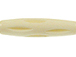 White Carved Bone Bead Strand