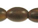 Large Oval Amber Horn Bead Strand