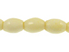 Small Oval White Bone Bead Strand