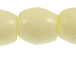 Small Oval White Bone Bead Strand