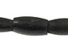 0.5" Black Horn Hair Pipe Bead Strand