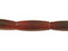 1" Amber Horn Hair Pipe Bead Strand