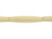 1.5" White Bone Hair Pipe Bead Strand