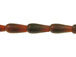 Amber Teardrop Shape Horn Bead Strand