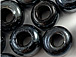 Hematite - 9mm Iride./Rbow Glass Bead (kilo)