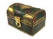 3"x2"x2" Wooden Treasure Chest