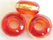 12.5x7mm Large Hole (5mm+) Handmade Glass Bead