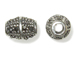 Sterling Silver Marcasite Bead