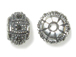 Sterling Silver Marcasite Bead