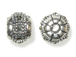 Sterling Silver Marcasite Bead