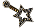 Sterling Silver Marcasite "Star Pendant"
