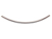 Sterling Silver 3.2x68mm Long Plain Curved Tubes Sterling Silver 3.2x68mm Long Plain Curved Tubes
