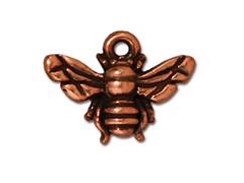 10 - TierraCast Pewter Antique Copper Plated Honeybee